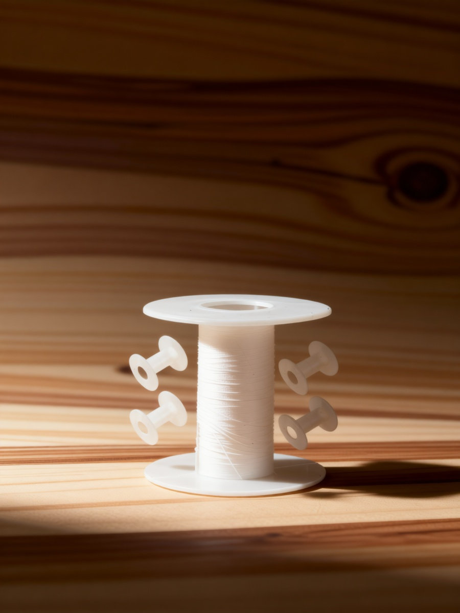 Embroidery Craft - 5Pcs Plastic Wire Spools Durable Thread