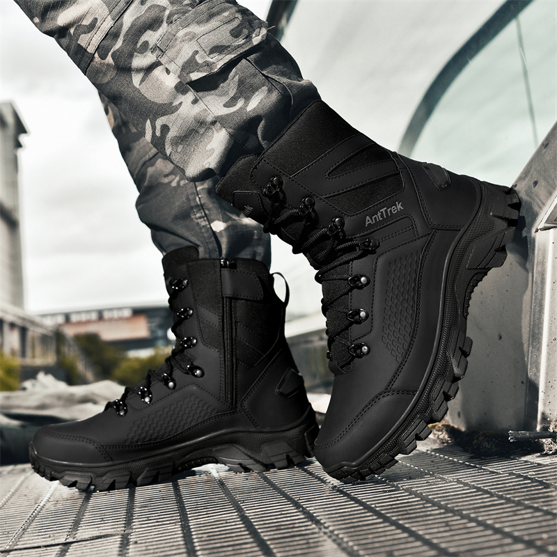 2025 New Tactical Boots Men Bo - Guipure Lace Panel review and price