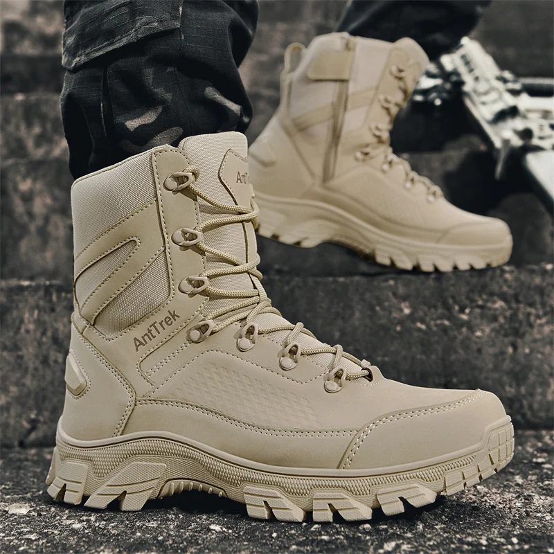 2025 New Tactical Boots Men Bo - Guipure Lace Panel review and price