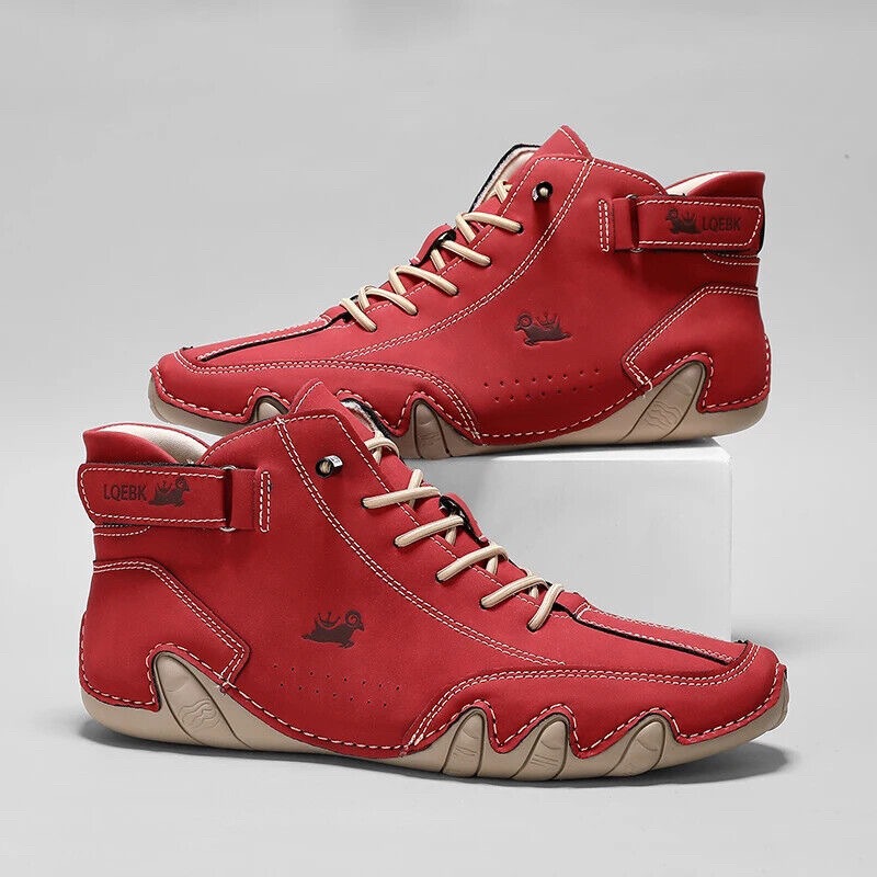 Leather Casual Shoes Sneakers  - Guipure Lace Panel review and price