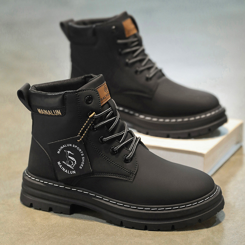 Classic Men High Top Boots Hig - Guipure Lace Panel review and price