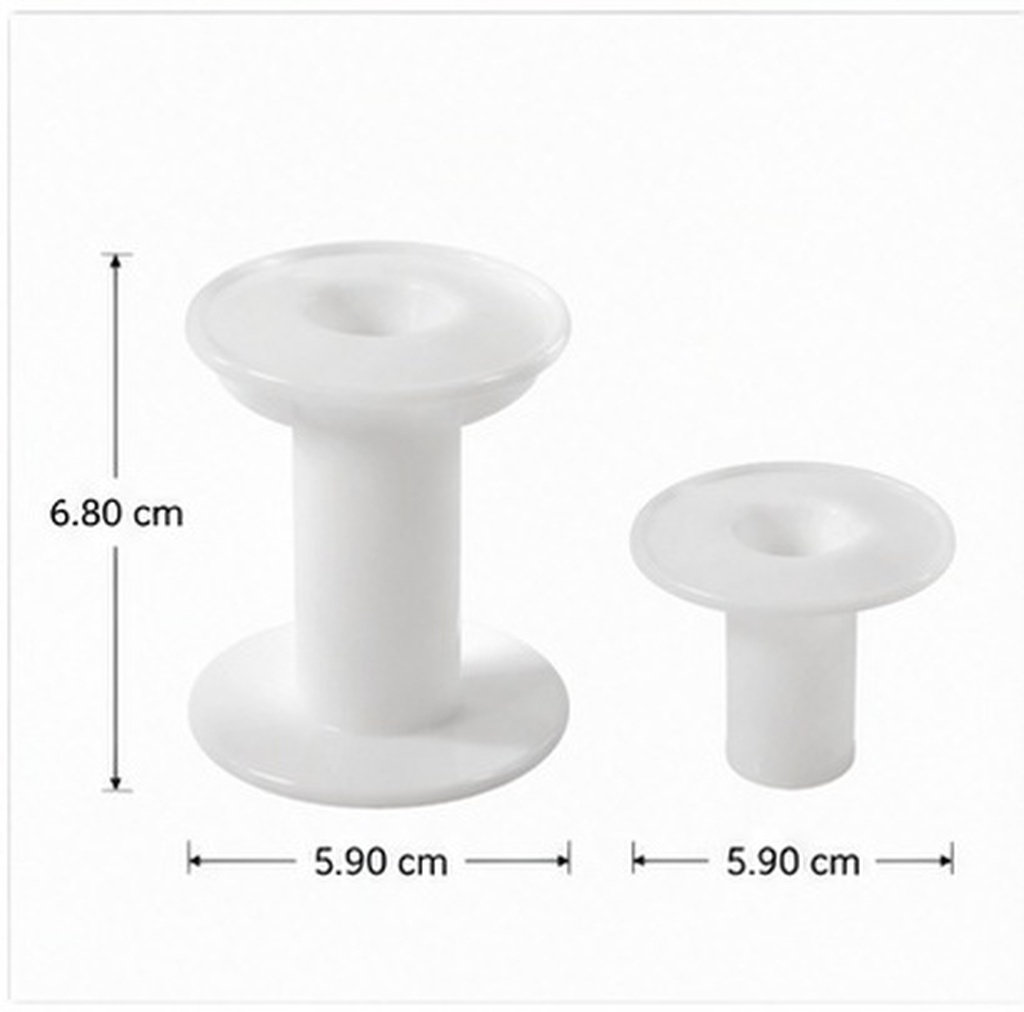 10Pcs Plastic Spools White Ver - Embroidery Craft review and price