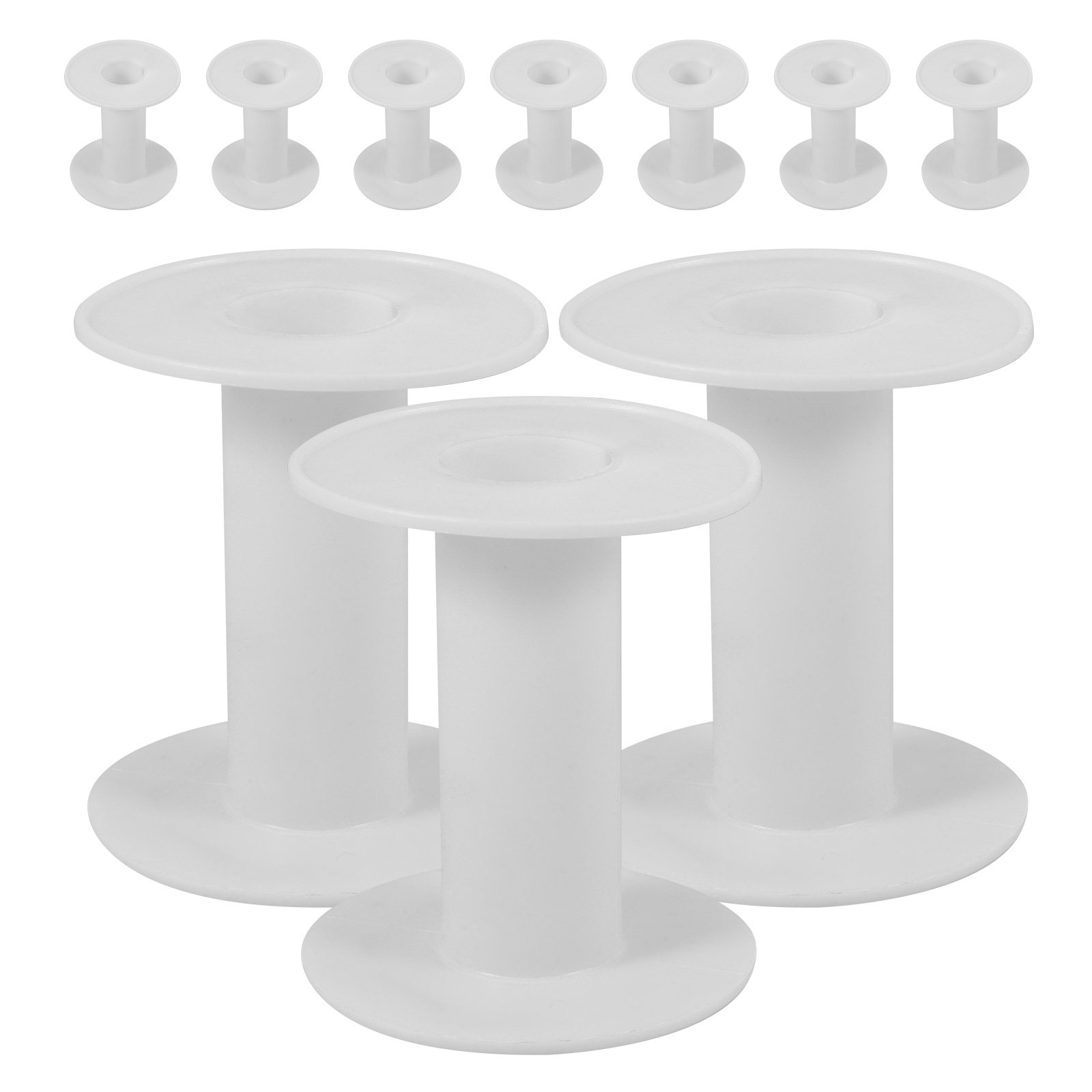 10Pcs Plastic Spools White Ver - Embroidery Craft review and price