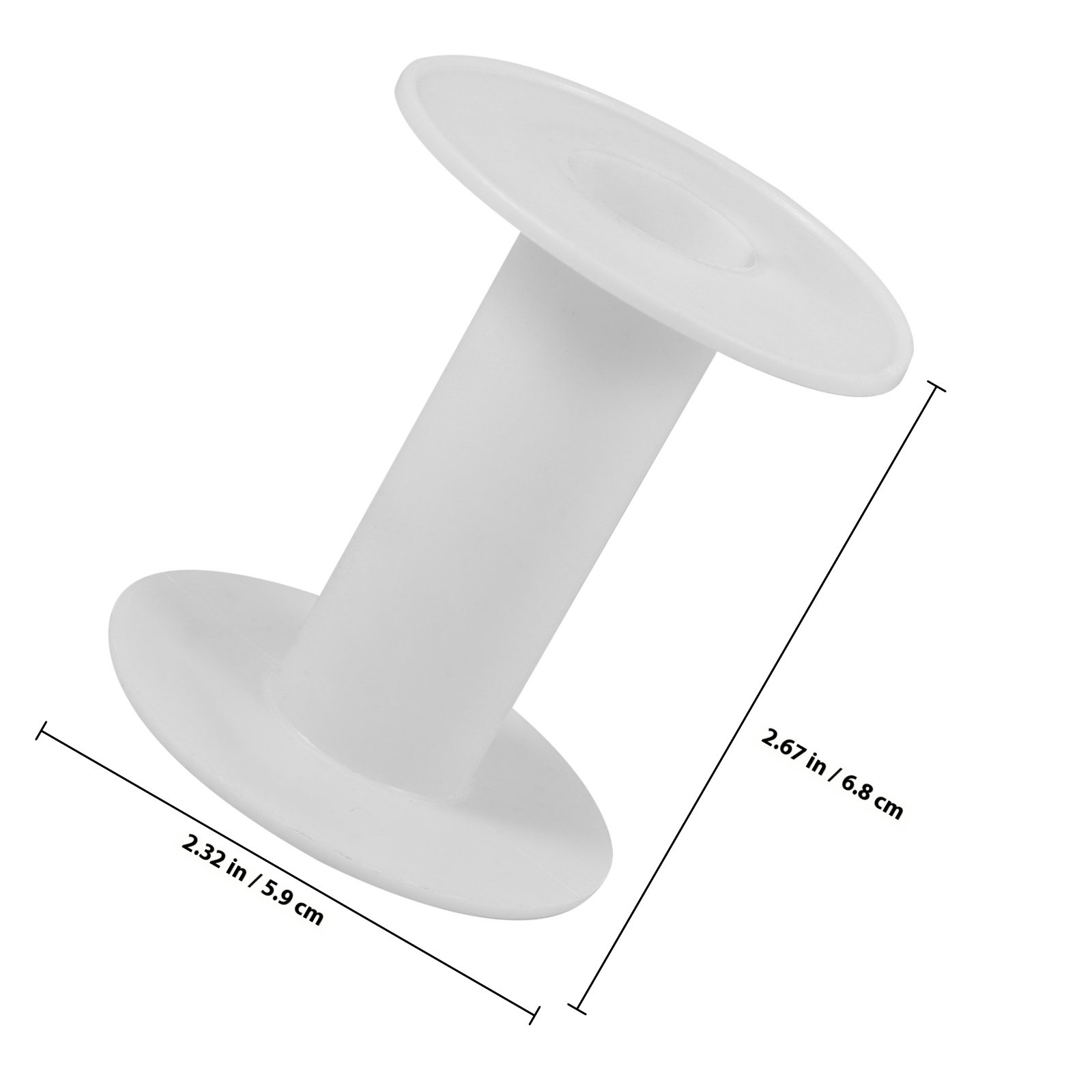 10Pcs Plastic Spools White Ver - Embroidery Craft review and price