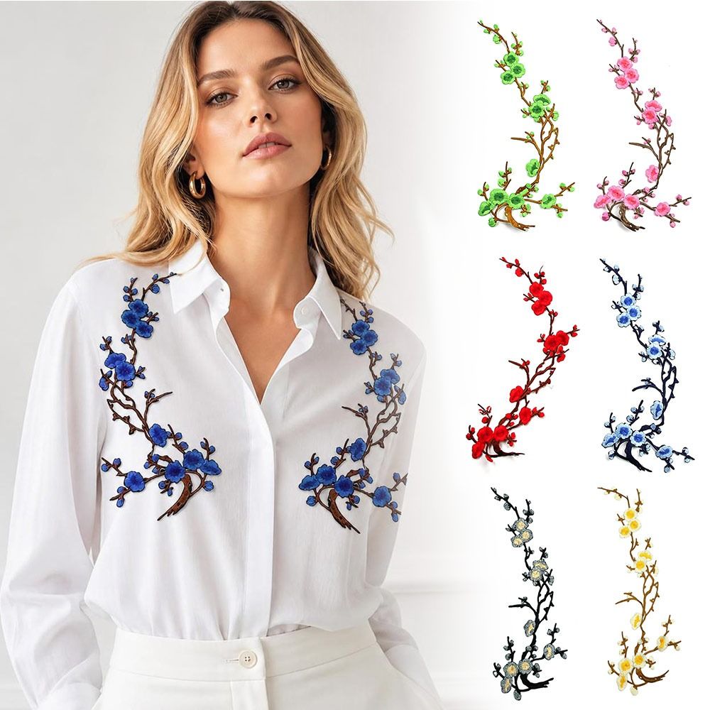 DIY Cherry Blossom Iron On Pat - Applique Patch Flower review and price