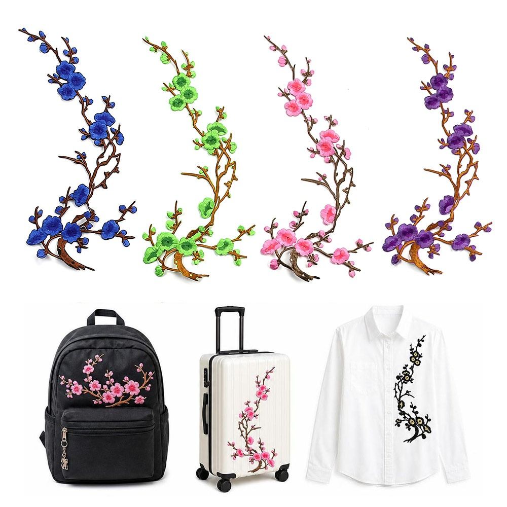 DIY Cherry Blossom Iron On Pat - Applique Patch Flower review and price