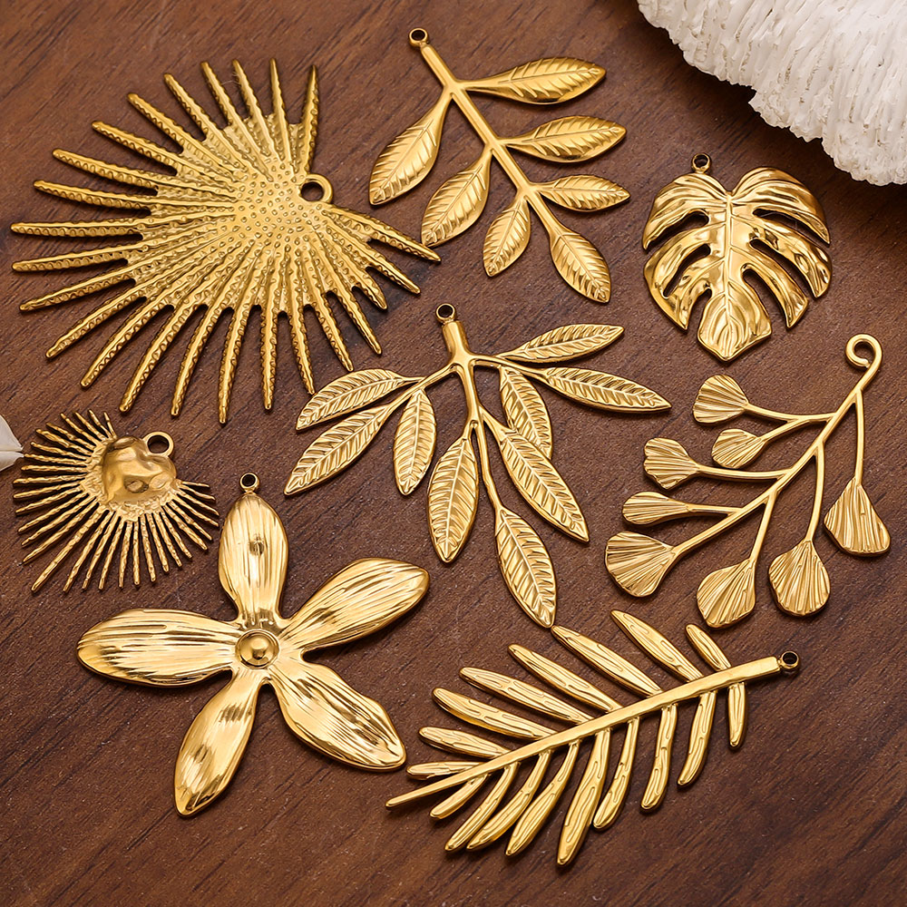 5PCS Stainless Steel Large Lea - Embellishment Crafts review and price