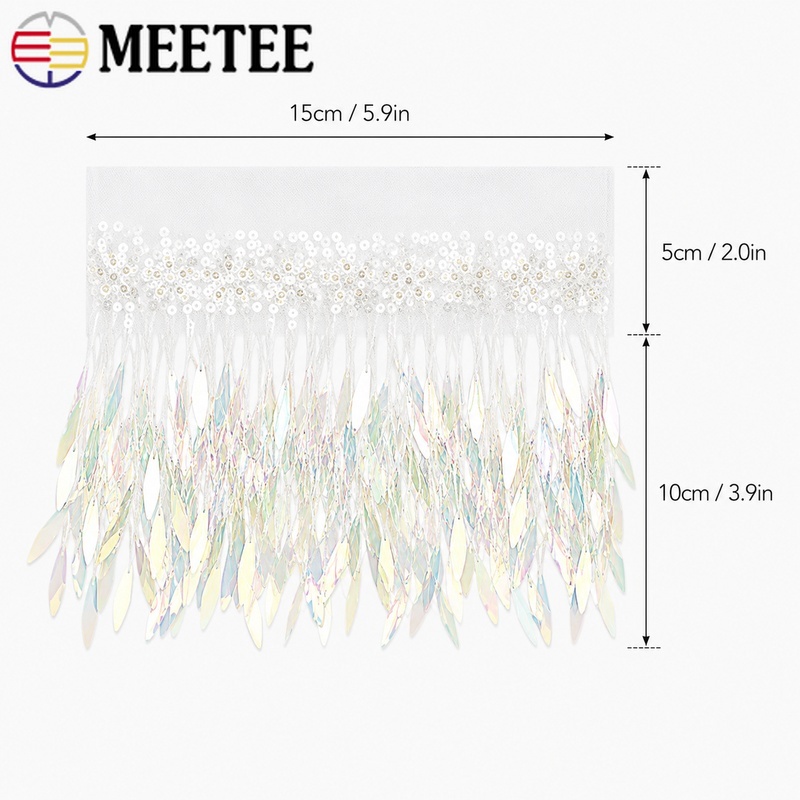 2-10Yards 15cm Mesh Tassels Fr - Fringe Ribbon Sewing review and price