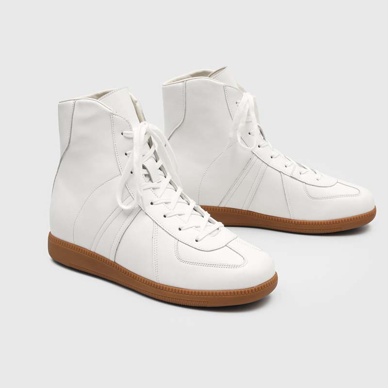 Men Classic Spliced High Top C - Guipure Lace Panel review and price