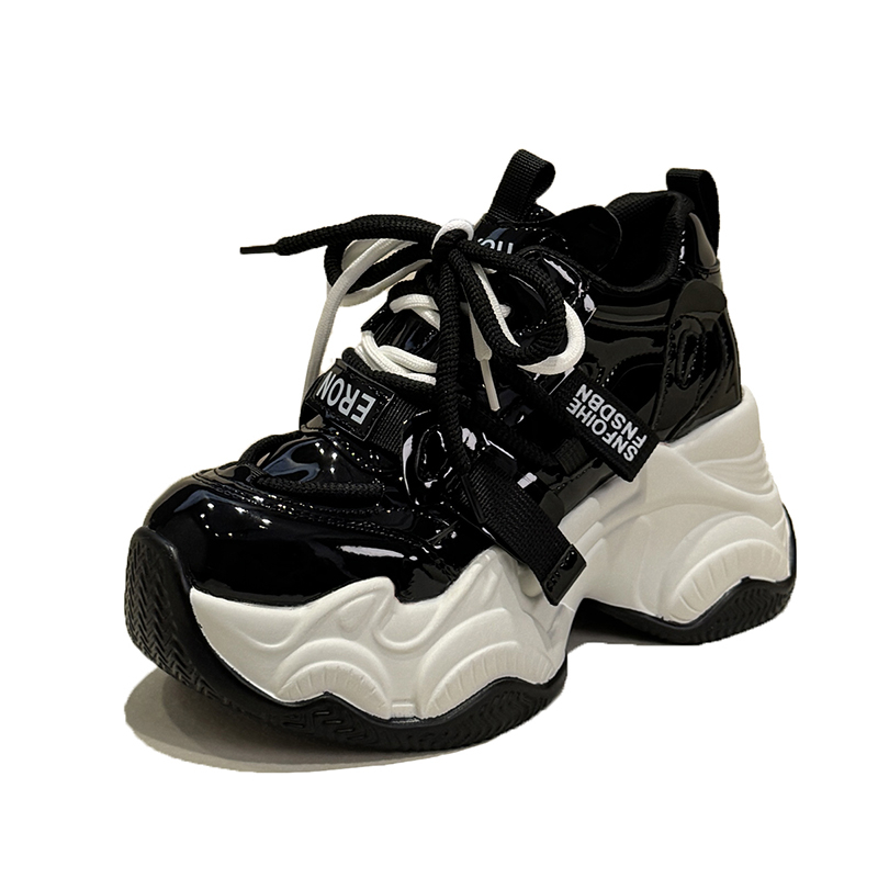 High Platform Sneakers Women 2 - Guipure Lace Panel review and price