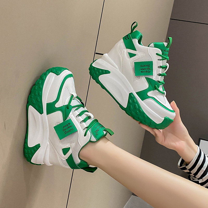 9.5CM Women High Platform Snea - Guipure Lace Panel review and price