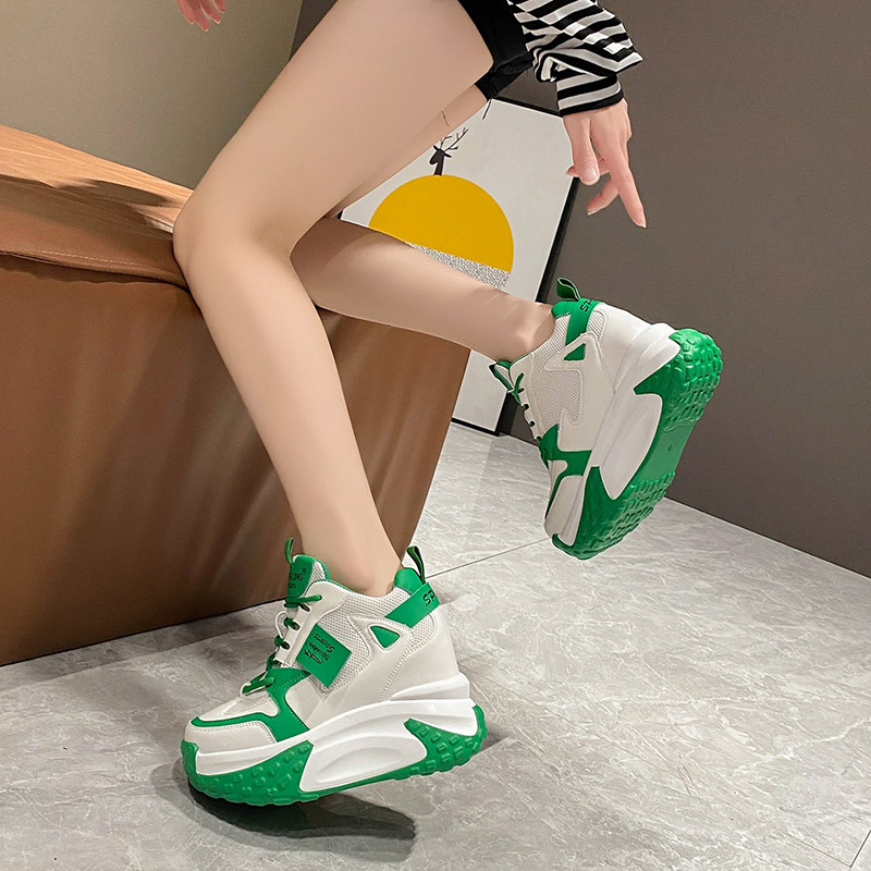 9.5CM Women High Platform Snea - Guipure Lace Panel review and price
