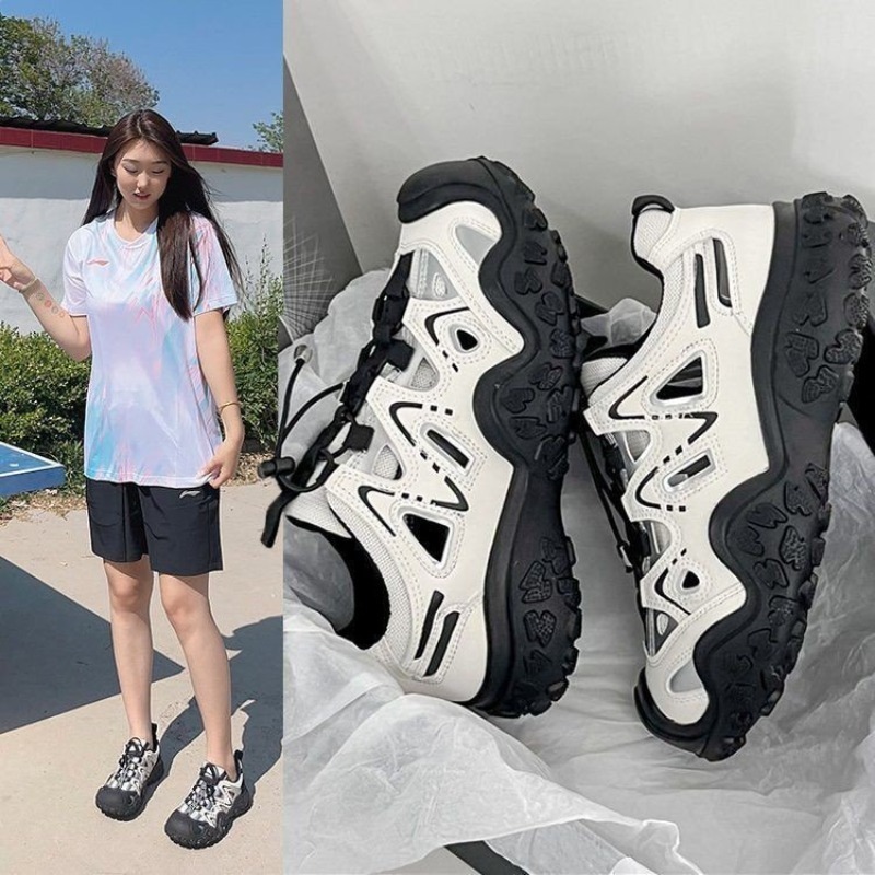 Ladies Outdoor Trekking Sneake - Guipure Lace Panel review and price