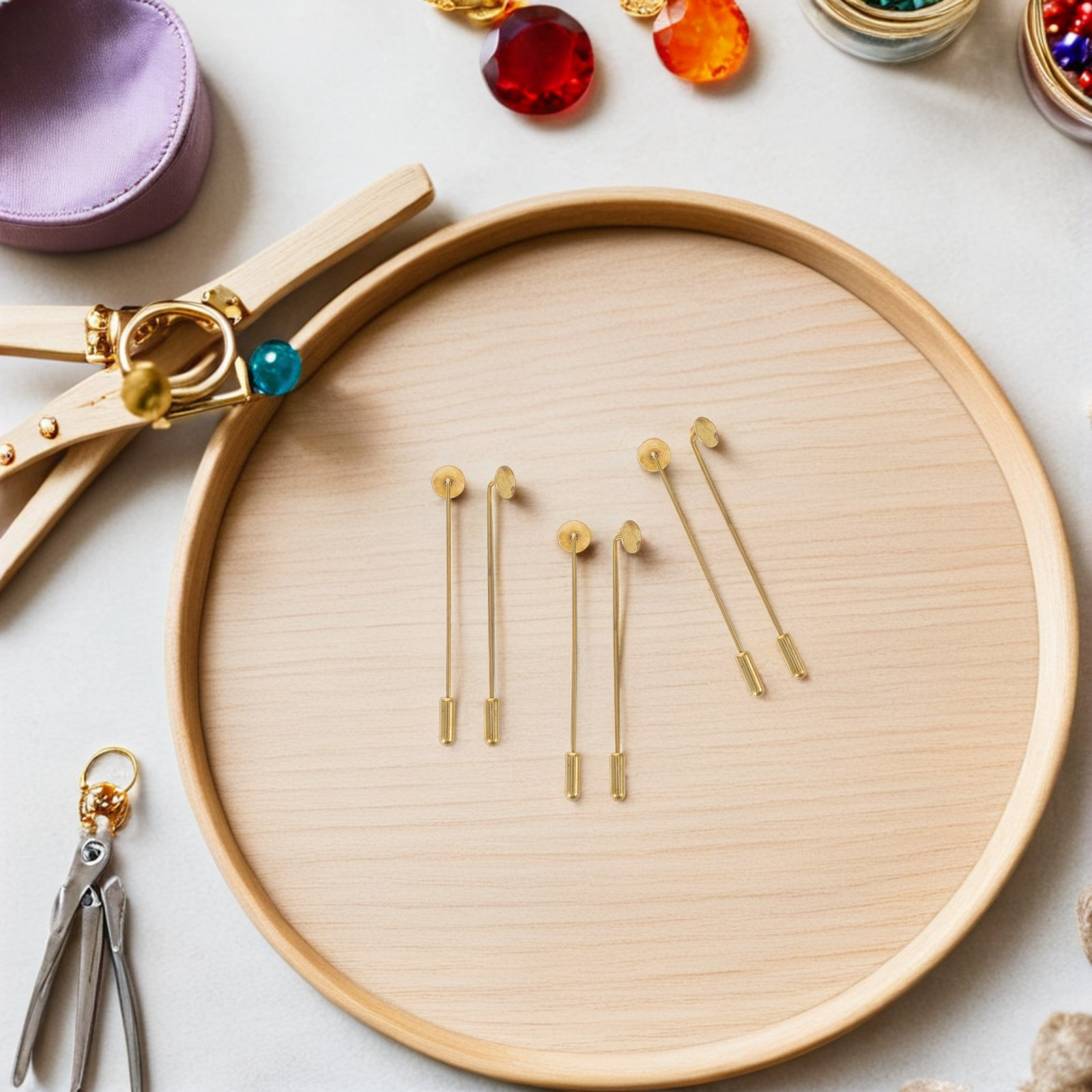 Copper Lapel Pins Blanks for D - Embroidery Craft review and price