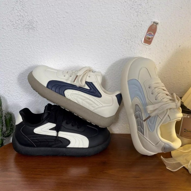 Vintage Women Chunky Sneakers  - Guipure Lace Panel review and price