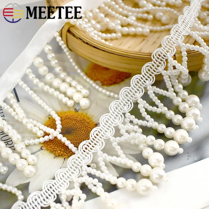 1/2Yards Pearl Beaded Tassel F - Fringe Ribbon Sewing review and price