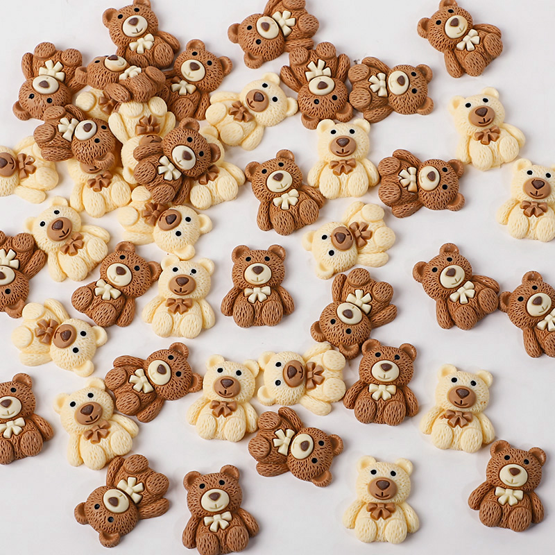 10/30/50pcs Resin Teddy Bear C - Embellishments For Scrapbooking review and price